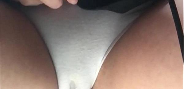  step sister&039;s panties make my cock stiff while helping her fix her wifi.